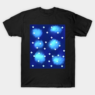 Blue Clouds and Stars T-Shirt